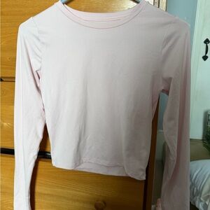 Hollister Light Pink Long Sleeve Top